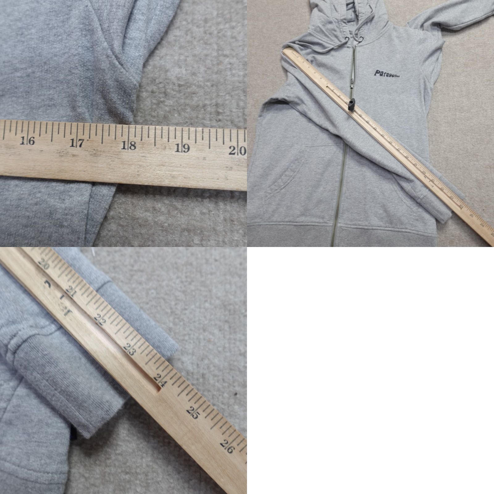Patagonia Patagonia Hoodie Women's Sweater Small Gray Lightweight Full Zip Skeg Set Sleeve Long Zip Activewear 90s? Size S / US 4 / IT 40 - 8 Thumbnail