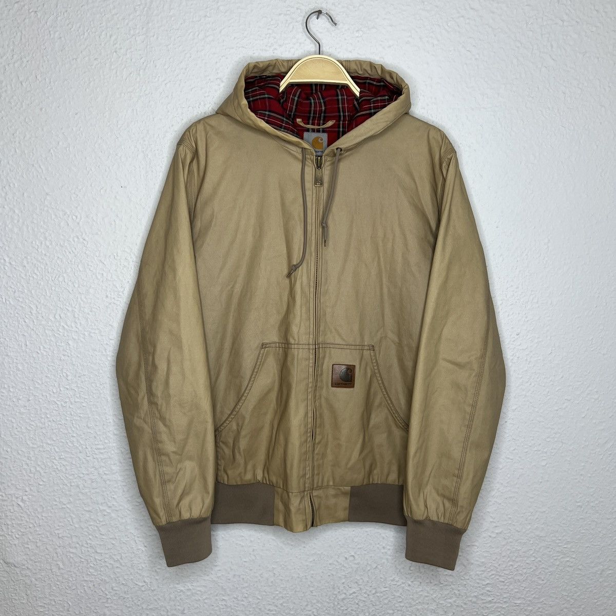 Carhartt Vintage Carhartt WiP Active Denim Waxed Jacket Checkered Size US M / EU 48-50 / 2 - 1 Thumbnail