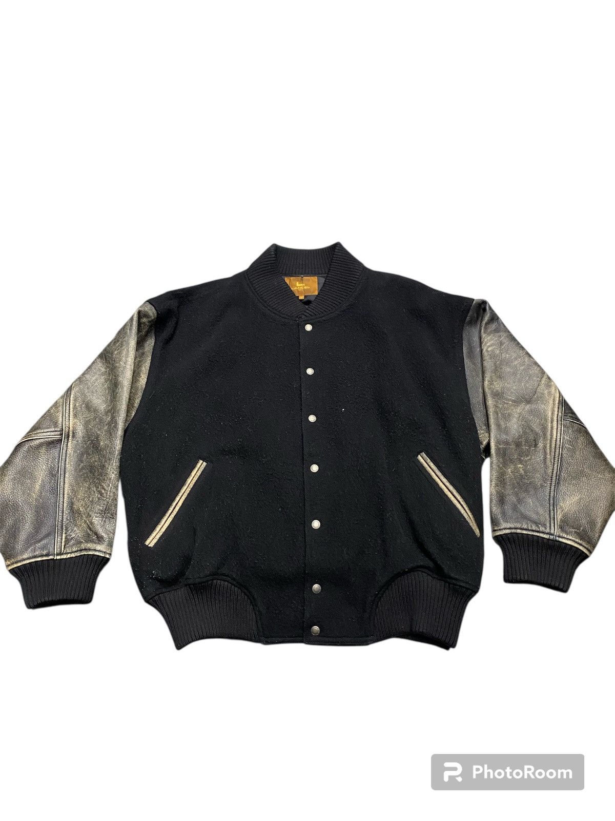 Lancel LANCEL paris vintage varsity Leather wool Size US XL / EU 56 / 4 - 3 Thumbnail