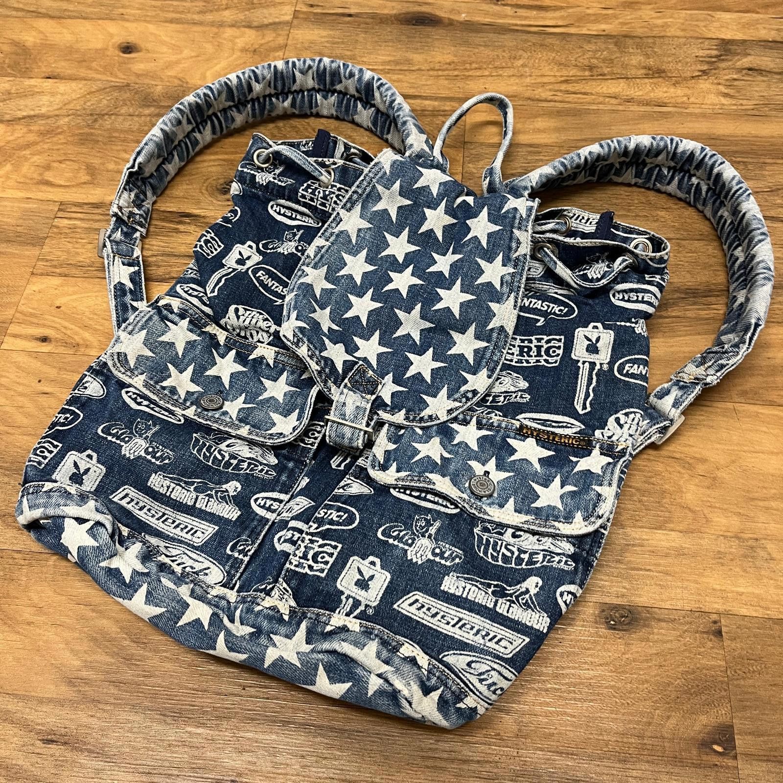 Hysteric Glamour Hysteric Glamour Denim Backpack Size ONE SIZE - 2 Thumbnail