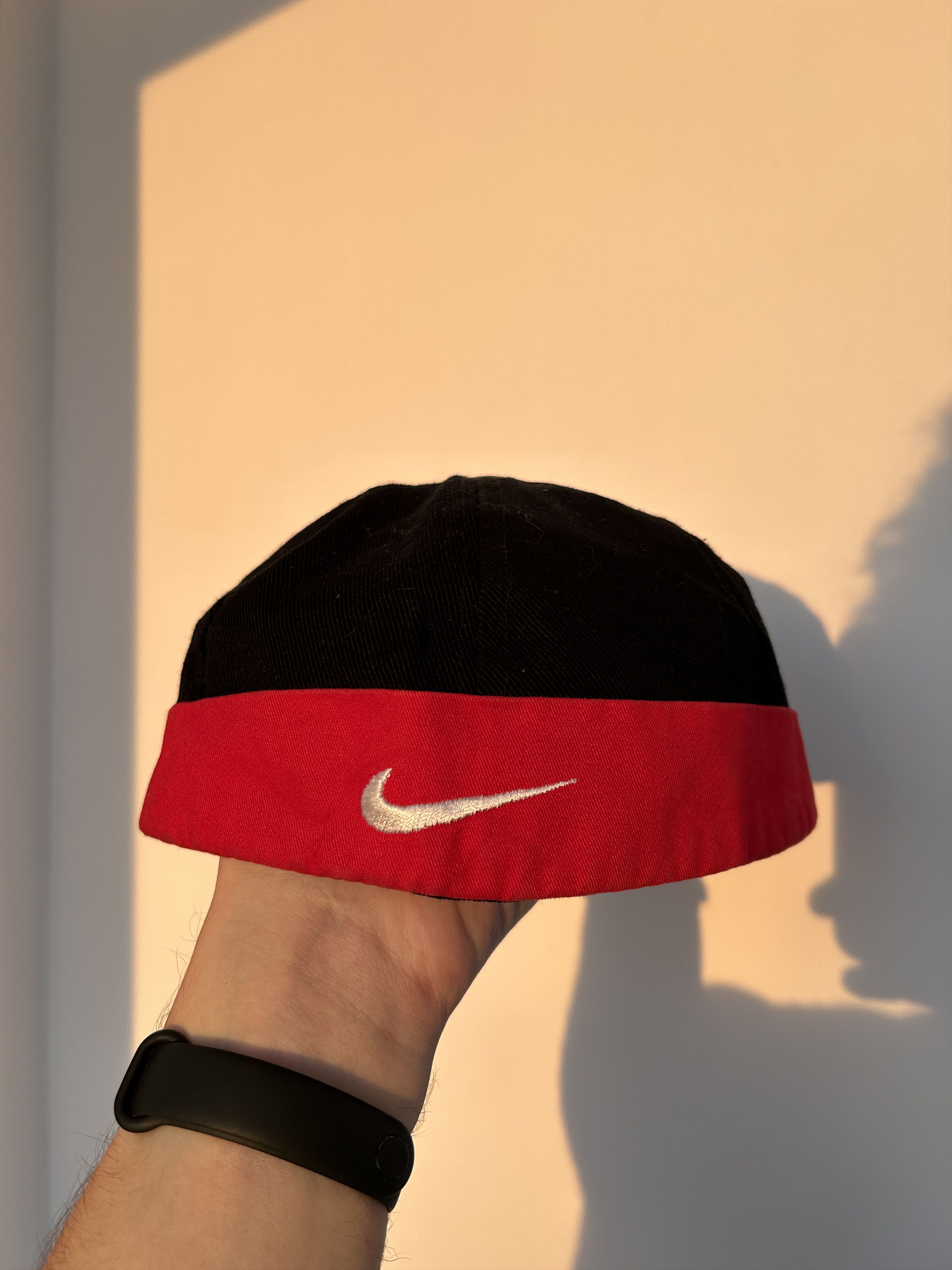 Nike × Vintage 90s Vintage Nike Flat Cabbie Newsboy Gatsby Cap/Hats Size ONE SIZE - 2 Thumbnail