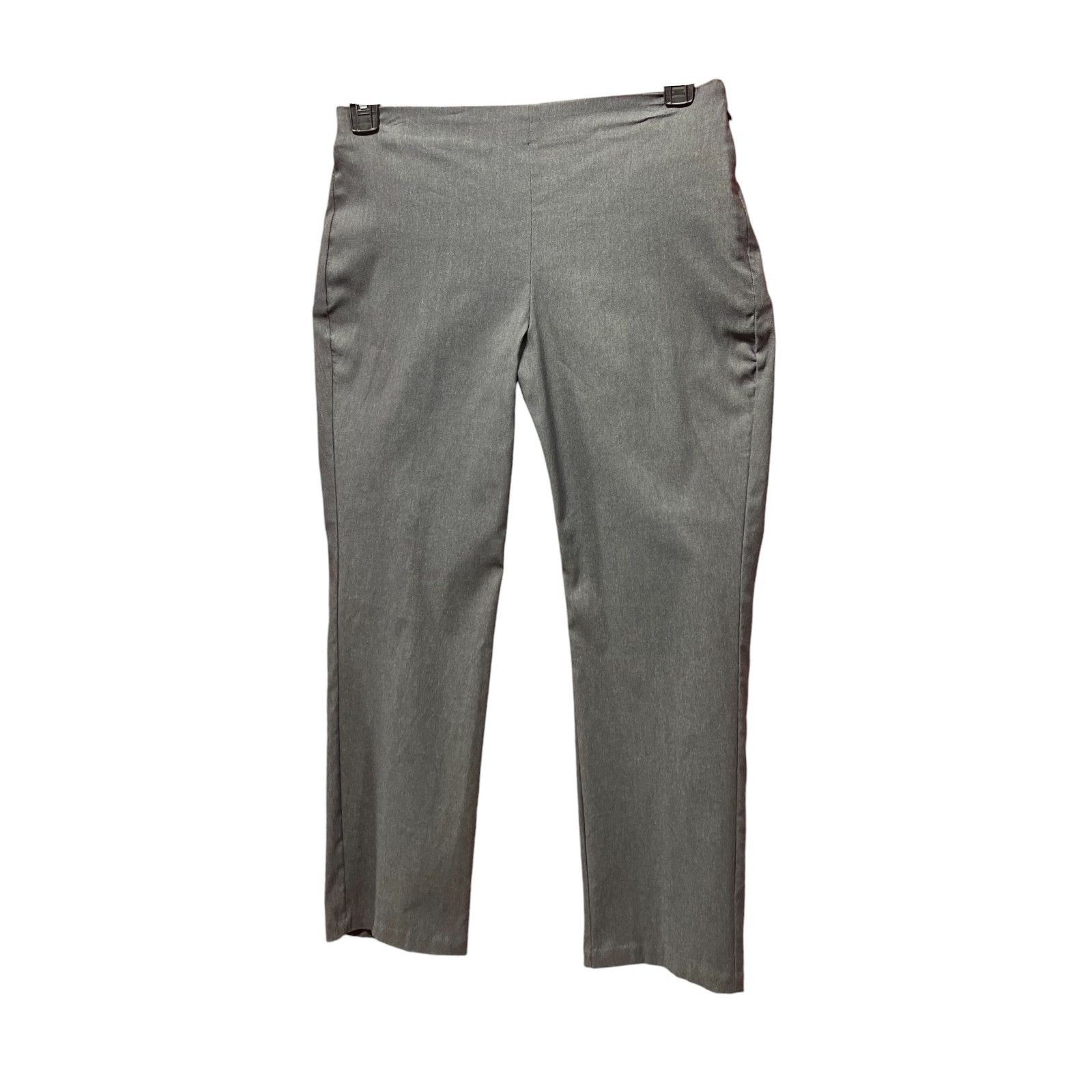 Worthington Worthington - Women's Mid-Rise Slim Leg Pants - Heather Gray Size 30" / US 8 / IT 44 - 15 Thumbnail