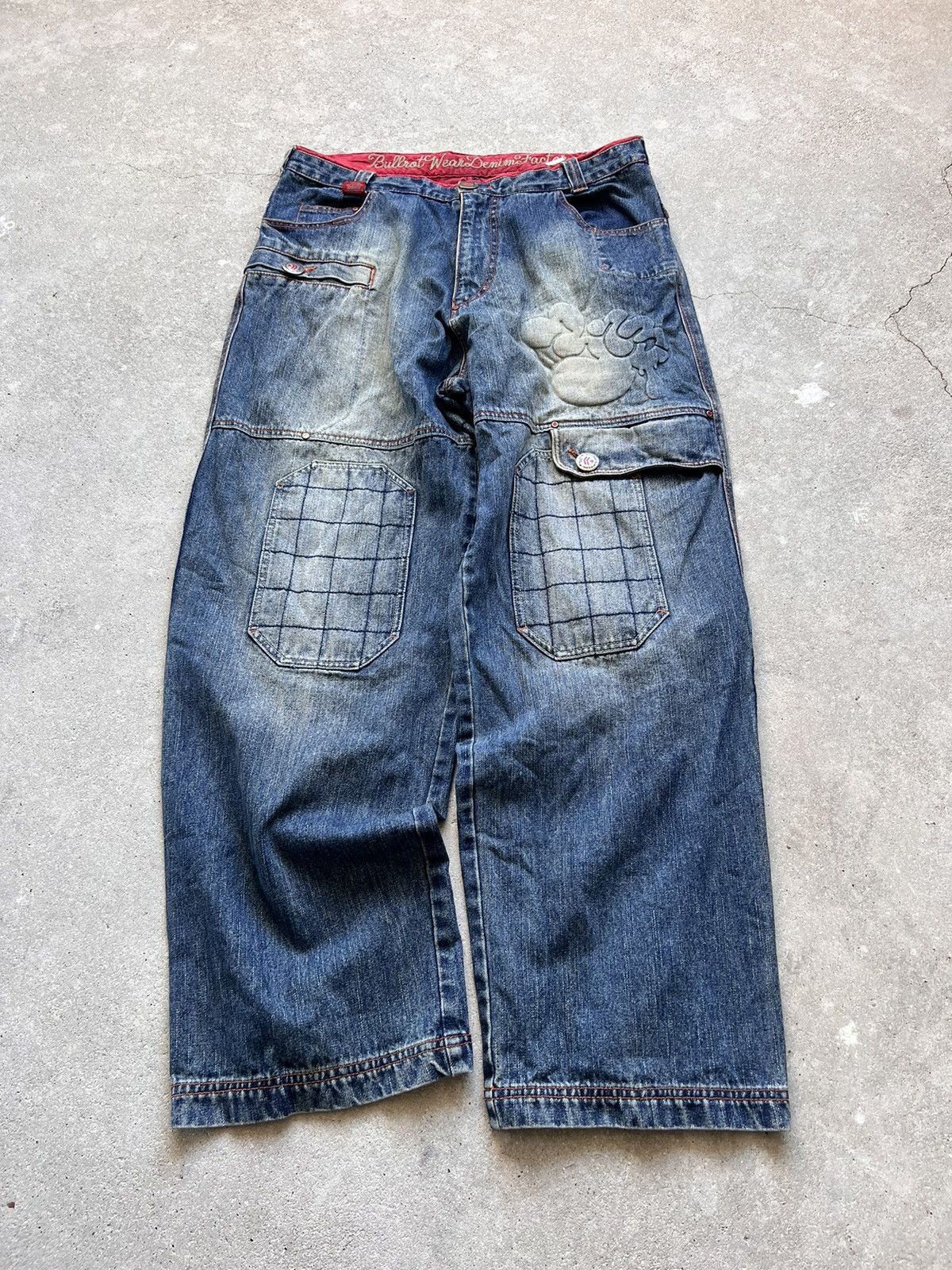 JNCO Vintage Bullrot Baggy Jeans Y2K Size US 32 / EU 48 - 1 Thumbnail