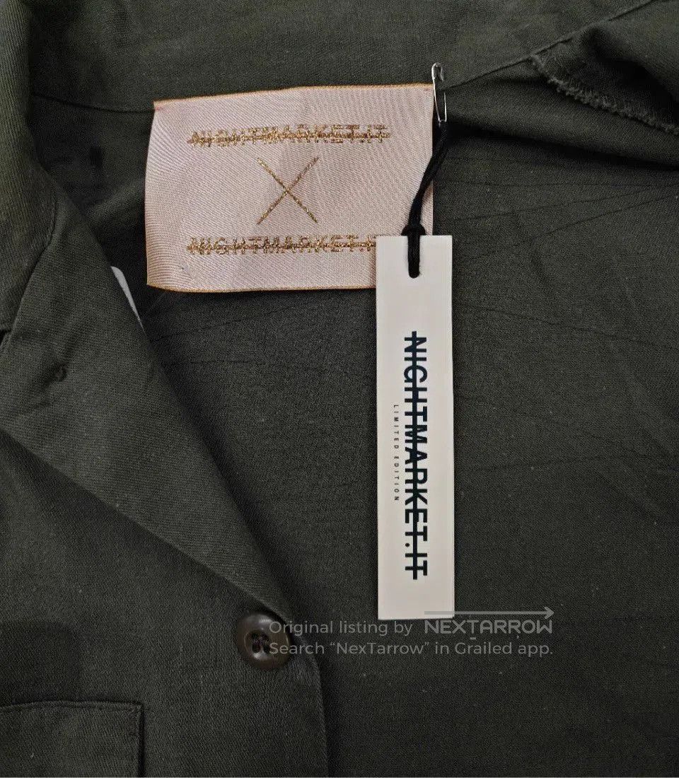MIDNIGHT RODEO Trendy Green Short Military Jacket. Size US M / EU 48-50 / 2 - 7 Thumbnail