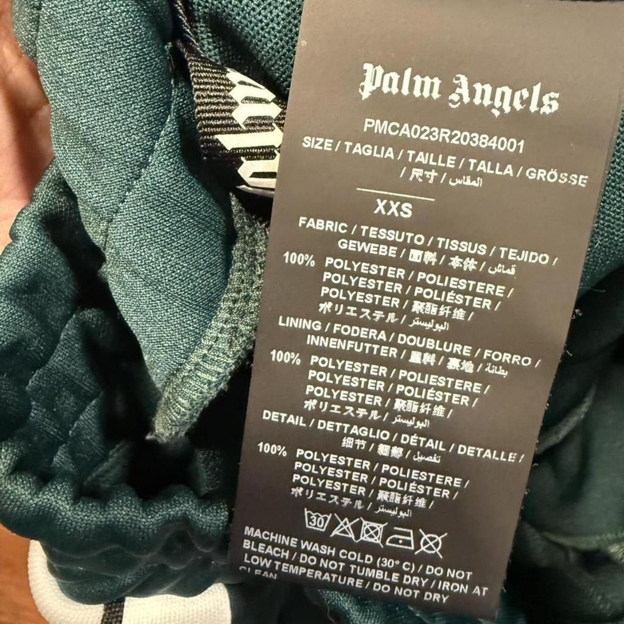 Palm Angels Palm Angels Striped Green Track Pants Size US 26 / EU 42 - 4 Thumbnail