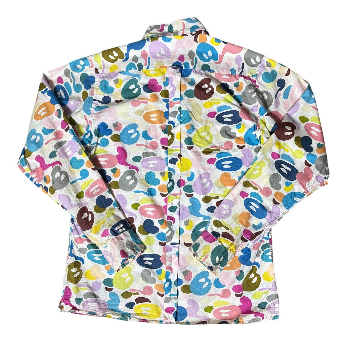 Bape Baby Milo Bape Camo Multi Colors Long Sleeve Shirt Size US M / EU 48-50 / 2 - 2 Thumbnail