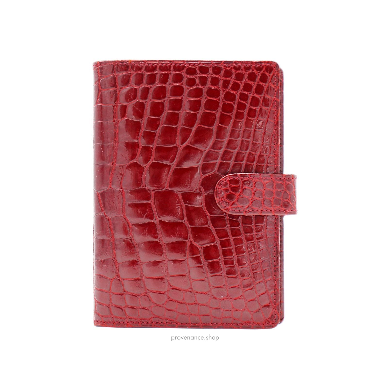Louis Vuitton 🔴Louis Vuitton Agenda Fonctionnel PM - Alligator Rubis Size ONE SIZE - 4 Thumbnail