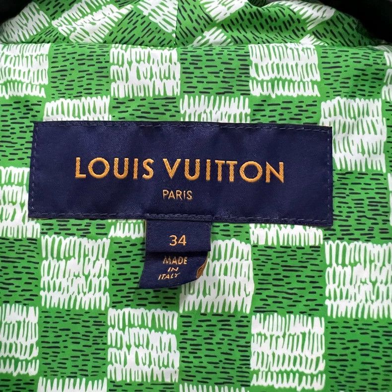 Louis Vuitton Louis Vuitton White and green plaid down vest Size XXS / US 00 / IT 34 - 3 Thumbnail