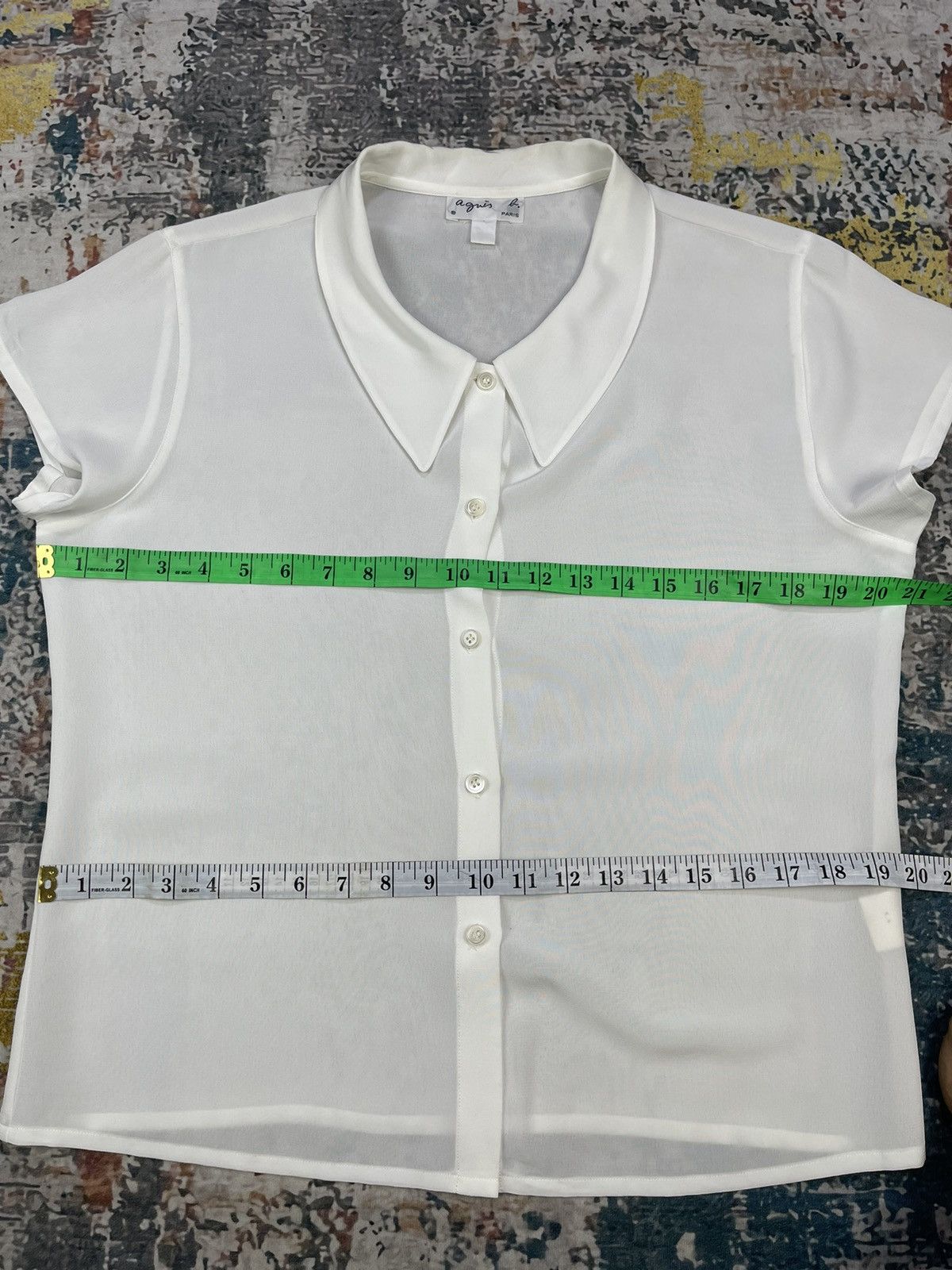 agnes b. Agnes B Chemise Off White Blouses Size M / US 6-8 / IT 42-44 - 6 Thumbnail
