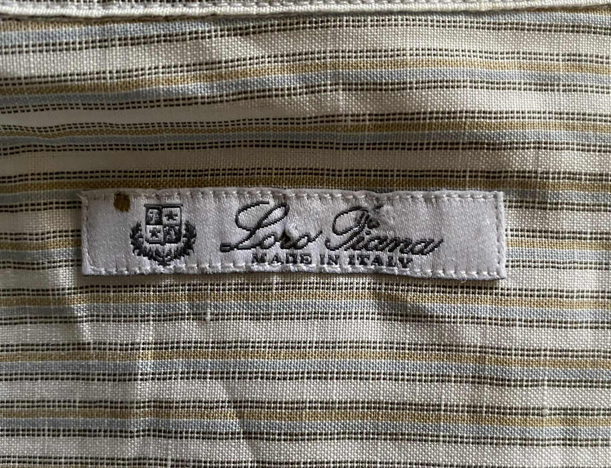 Loro Piana Loro Piana Button Up Striped Clean Official Cotton Shirt Size US M / EU 48-50 / 2 - 7 Thumbnail