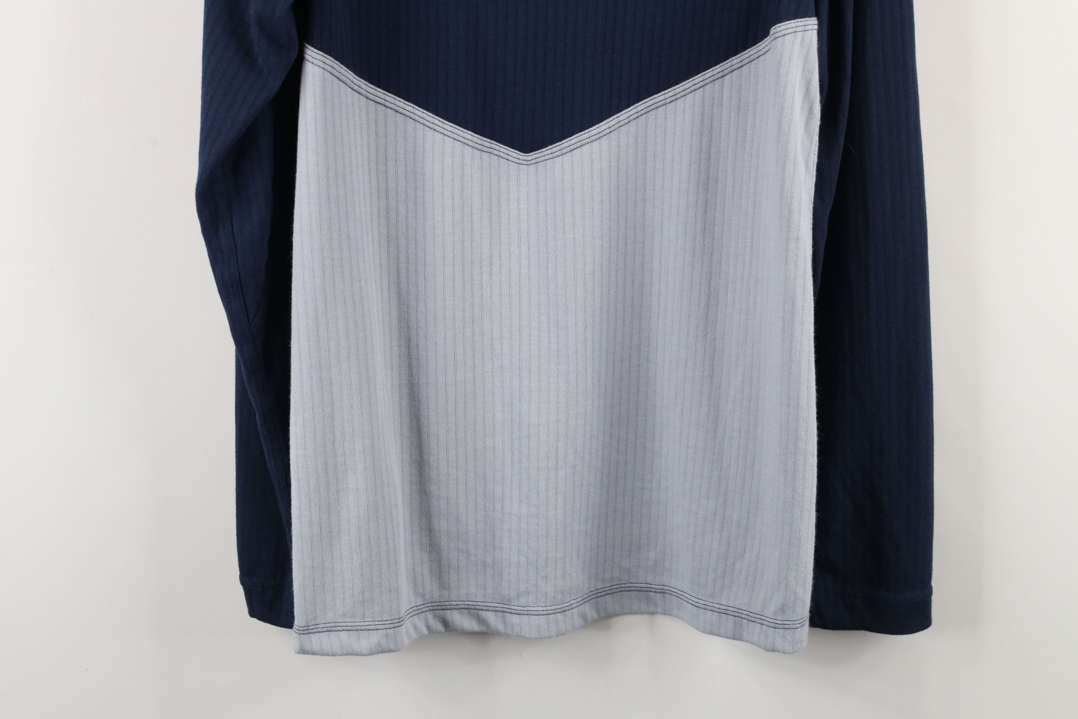 Nike × Vintage Vintage Nike Baseball Swoosh Ribbed Long Sleeve T-Shirt Size US M / EU 48-50 / 2 - 13 Thumbnail