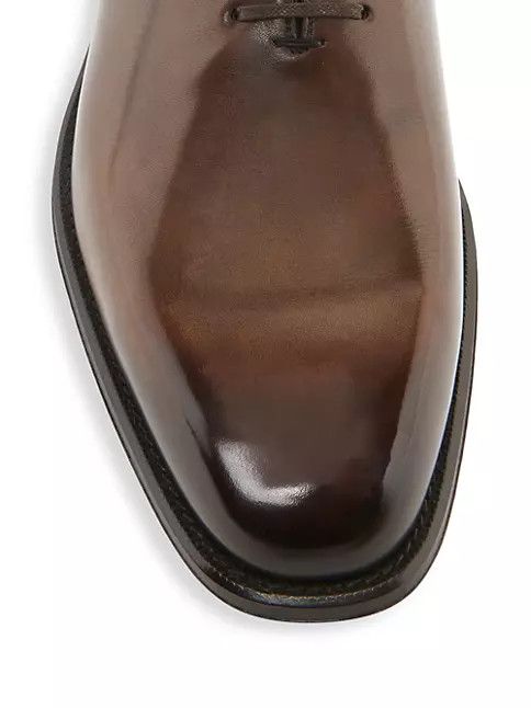 Tom Ford os11x0225 Leather Lace-Up Shoes in Brown Size US 8.5 / EU 41-42 - 4 Thumbnail