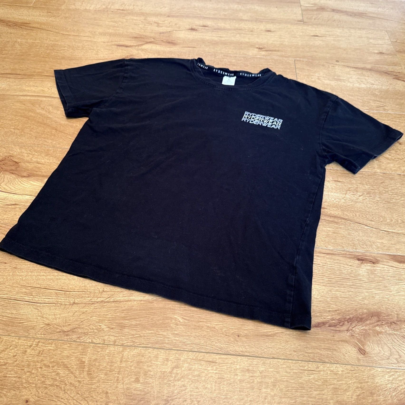 Vintage Ryderwear Co. Men's T-Shirt Small Black Cotton Short Sleeve Logo Workout Lifting Performance - Pre-owned Excellent Mens Size US S / EU 44-46 / 1 - 4 Thumbnail