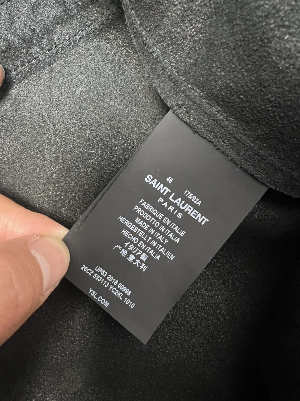 Saint Laurent Paris Leather Coat with Shearling sz 46 Size US S / EU 44-46 / 1 - 6 Thumbnail