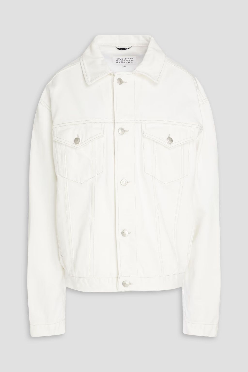 o1y0625 Denim Jacket in White