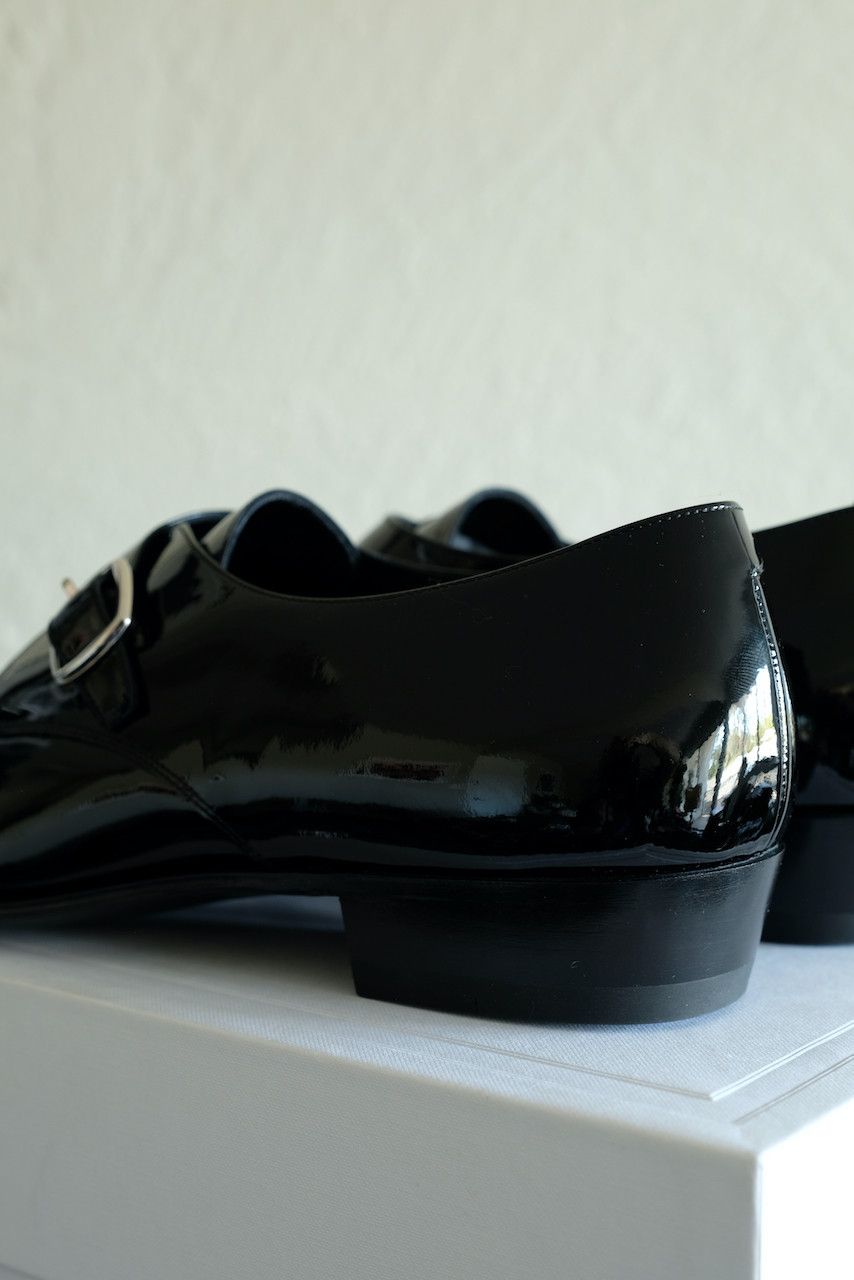 Celine × Hedi Slimane Celine Patent Leather Derby Shoes Single Buckle Jacno 42 9 Size US 9 / EU 42 - 8 Thumbnail