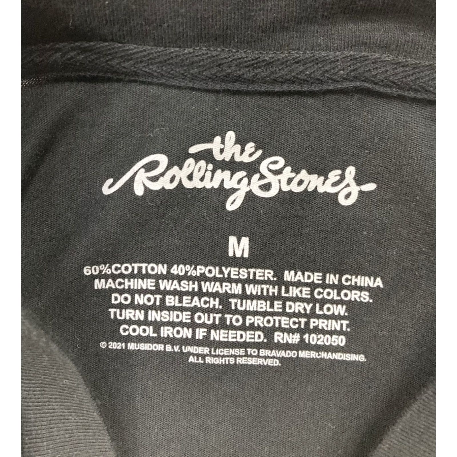 H&M H&M The Rolling Stones Crop Graphic T-shirt Women Medium Black Long Sleeve Music Size M / US 6-8 / IT 42-44 - 4 Thumbnail