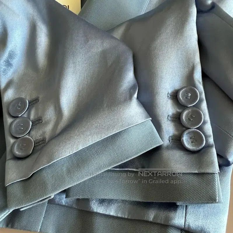 Fendi Fendi Blue Cotton Blend Cropped Jacket . Size XS / US 0-2 / IT 36-38 - 5 Thumbnail