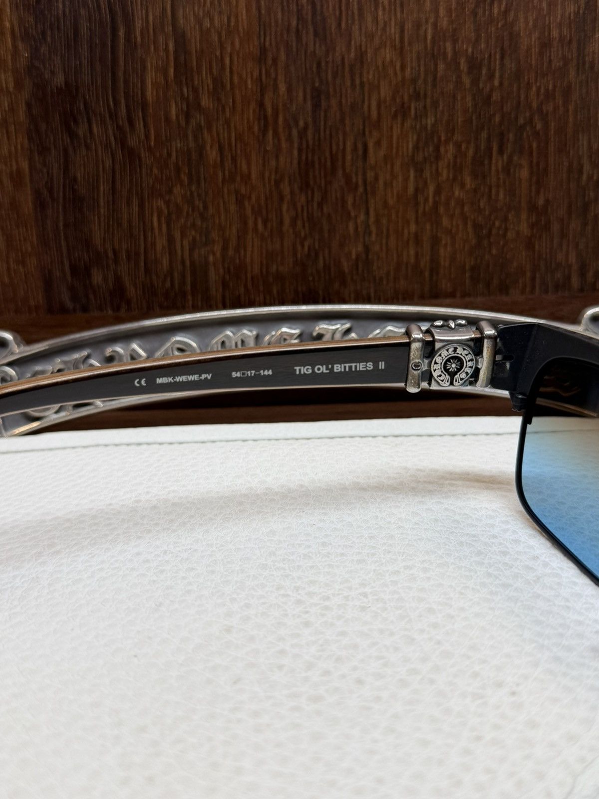 Chrome Hearts Chrome Hearts Tig Ol Bitties II Sunglasses Size ONE SIZE - 9 Thumbnail