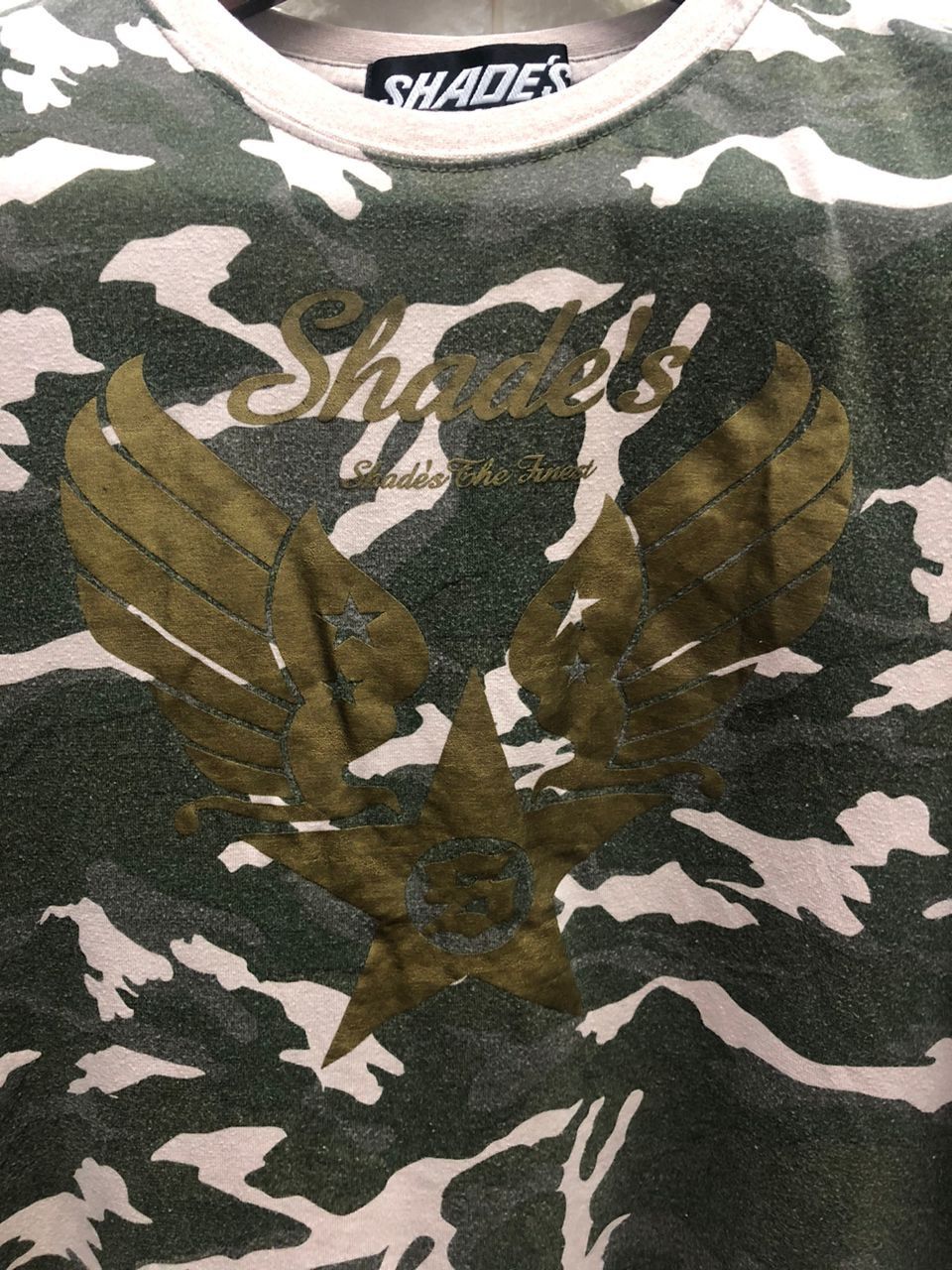 Japanese Brand camo green army Shades Half Lgb Style Size US M / EU 48-50 / 2 - 10 Thumbnail