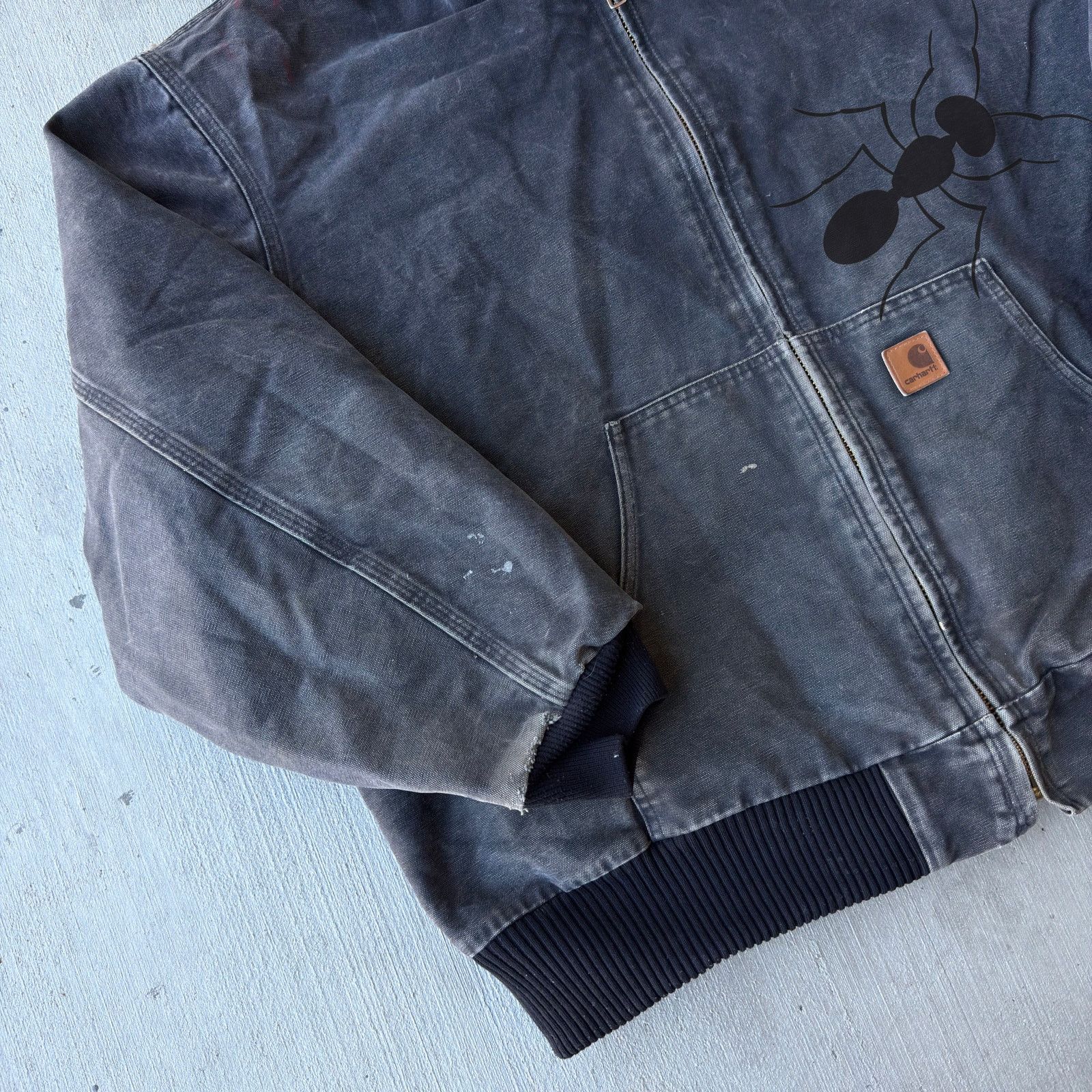 Carhartt × Vintage Carhartt J130 black hooded work wear jacket Size US XXL / EU 58 / 5 - 2 Thumbnail