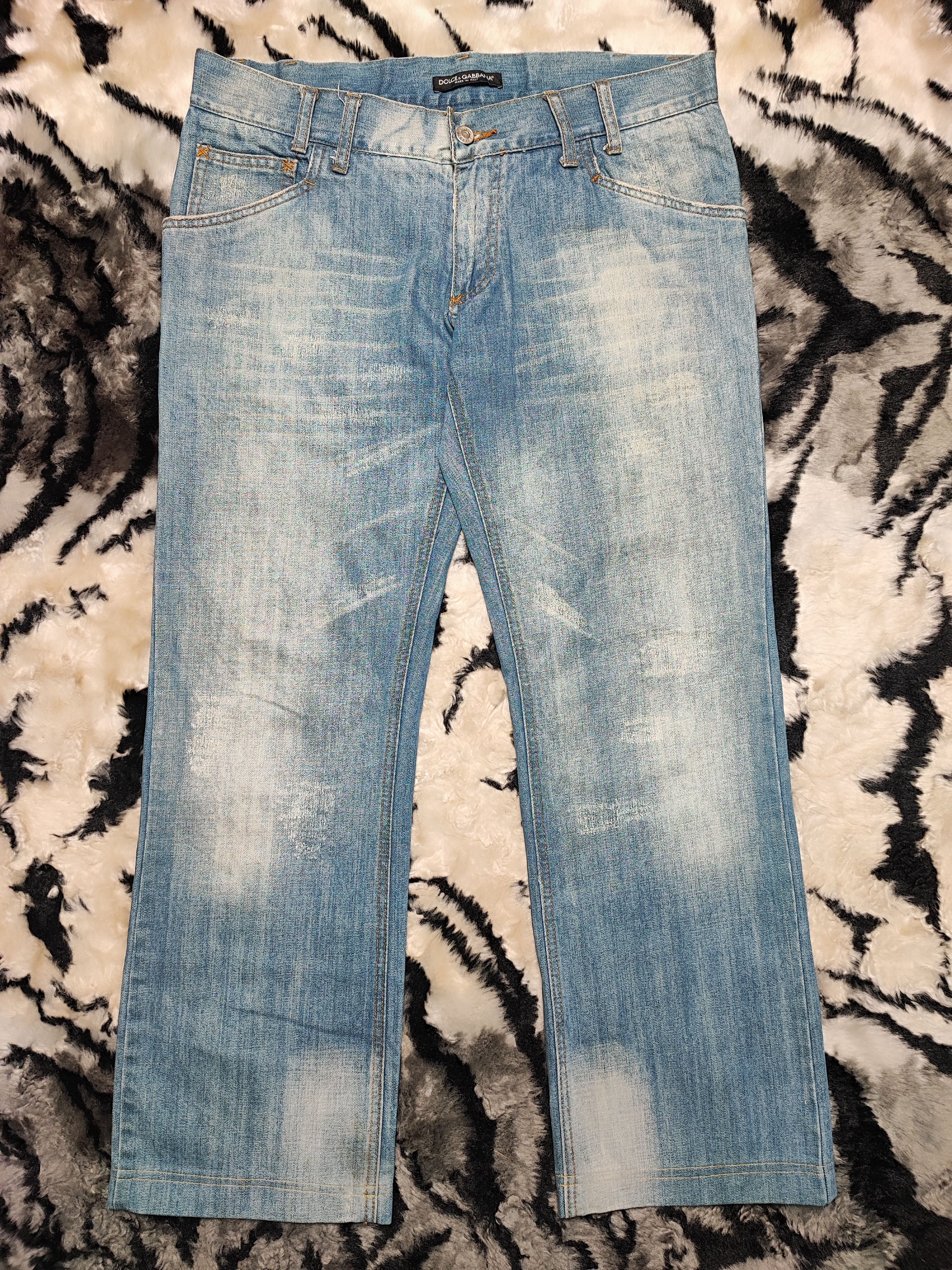 Dolce & Gabbana D&G Dolce&Gabbana Logo Jeans DISTRESSED Pants Size US 36 / EU 52 - 2 Thumbnail