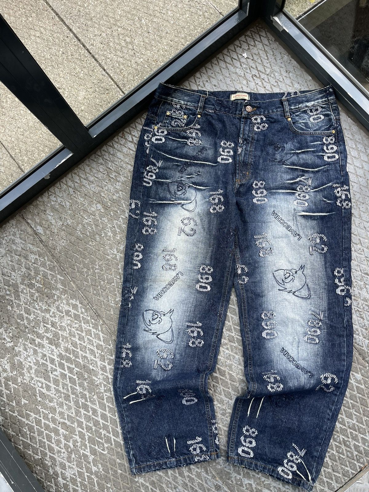 Other Avant Garde jeans vintage Y2K Size US 39 - 3 Thumbnail