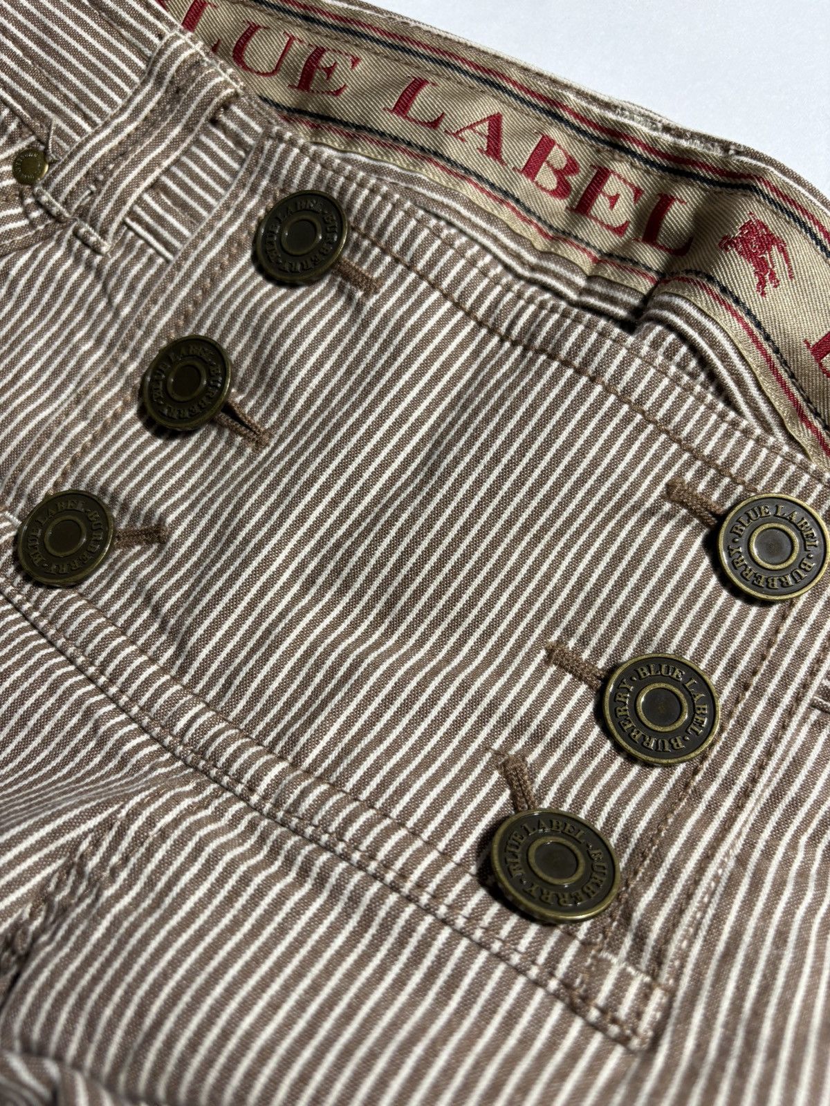 Burberry BURBERRY BLUE LABEL WIDE LEG CARGO JEANS Size 29" - 7 Thumbnail