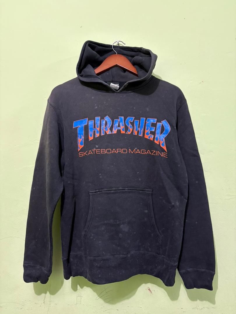 Thrasher Vintage Thrasher Hoodies Flame Logo Skate hoodie Size US M / EU 48-50 / 2 - 1 Thumbnail
