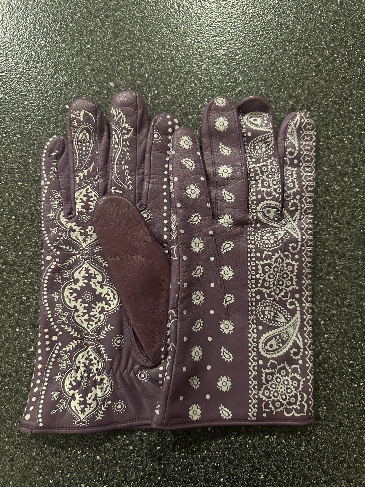 Kapital Kapital Leather Bandana Gloves Size ONE SIZE - 2 Thumbnail
