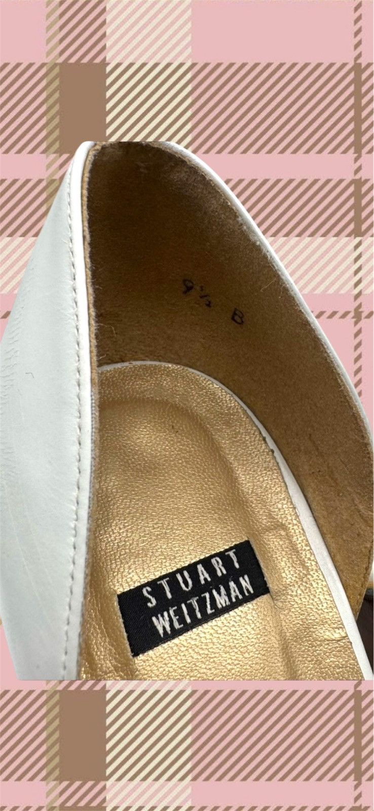 Stuart Weitzman Vintage Stuart Weitzman Leather Eyelet Bow D’Orsay Heels Size US 9.5 / IT 39.5 - 4 Thumbnail