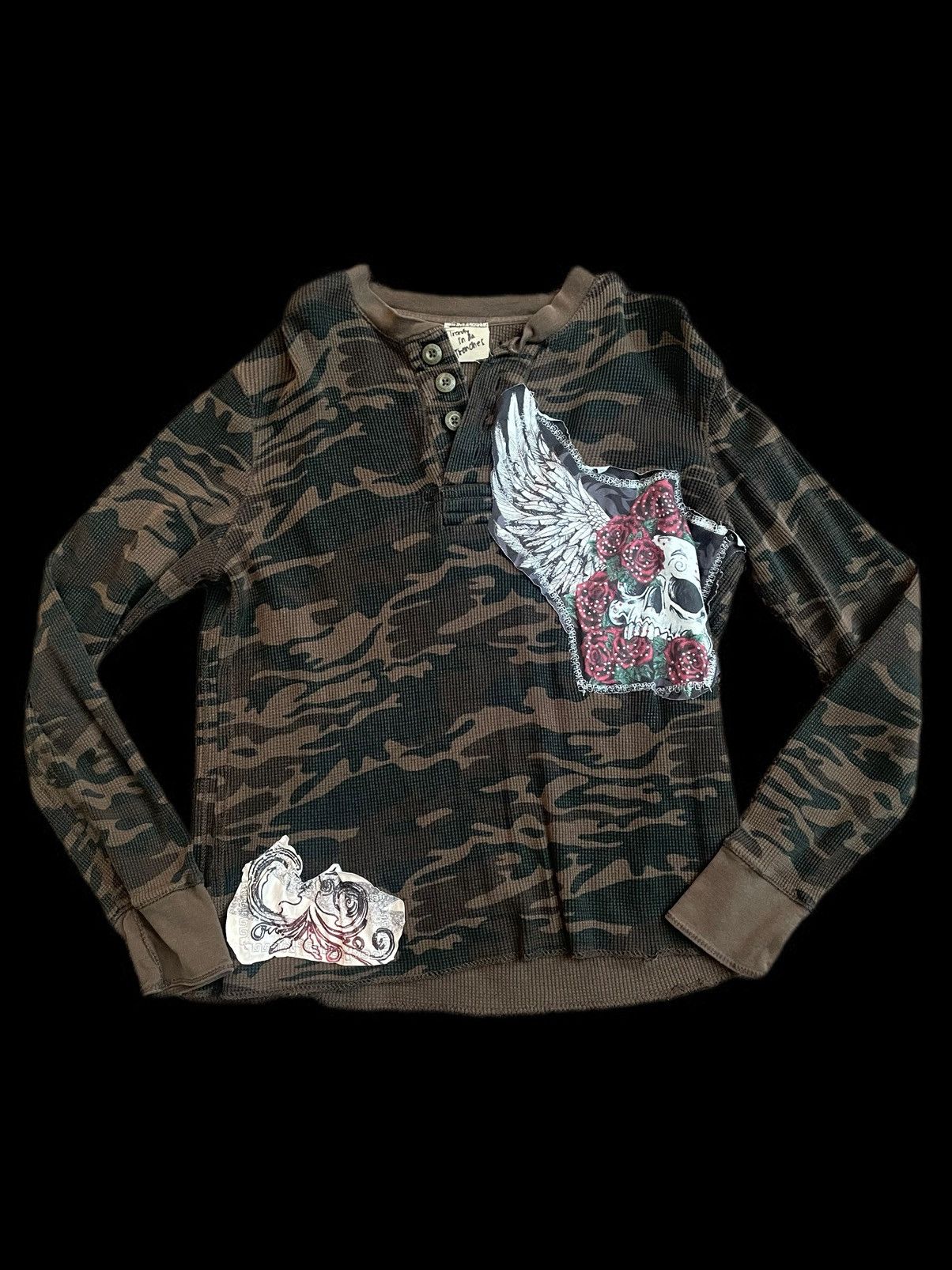 Handmade Thermal Patchwork Camo Long Sleeve Size US M / EU 48-50 / 2 - 1 Thumbnail
