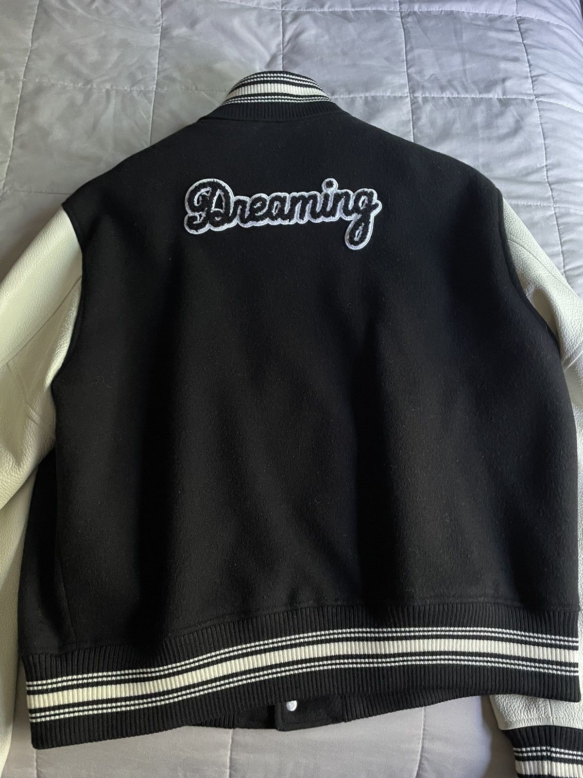 Louis Vuitton Louis Vuitton MLK Dreaming Leather Varsity Jacket Size US XL / EU 56 / 4 - 7 Thumbnail