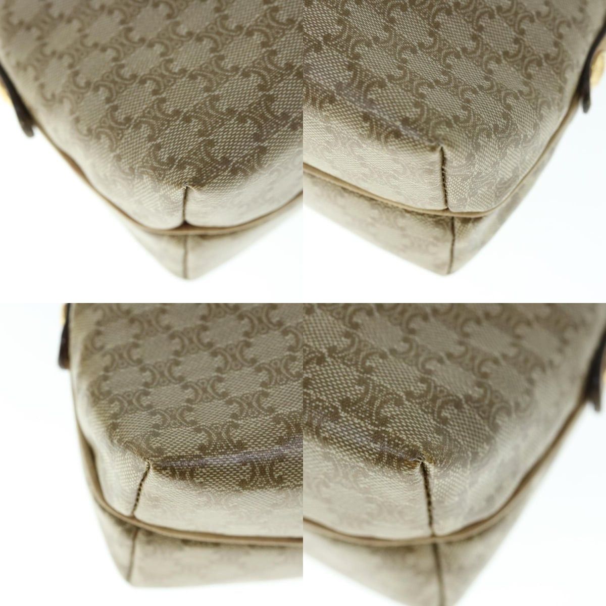Celine CELINE Macadam Canvas Shoulder Bag Beige Size ONE SIZE - 10 Thumbnail
