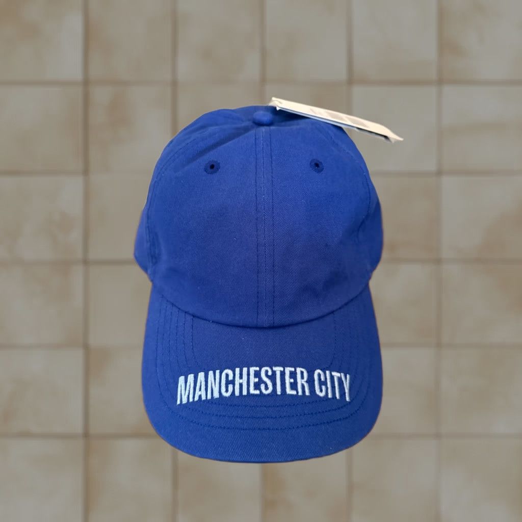 Vintage Fan Ink Manchester City Football Cap Hat Blue Adjustable Official Collection NEW Size ONE SIZE - 1 Thumbnail