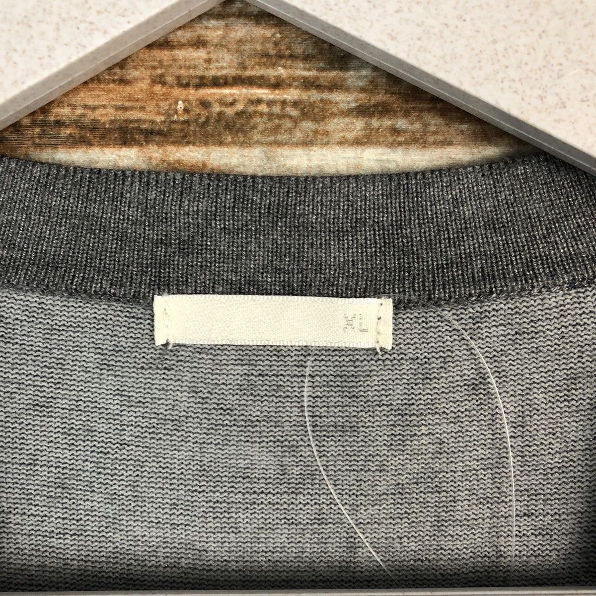 GU GU Grey Cardigan Knitwear #A1545 Size US XL / EU 56 / 4 - 9 Thumbnail