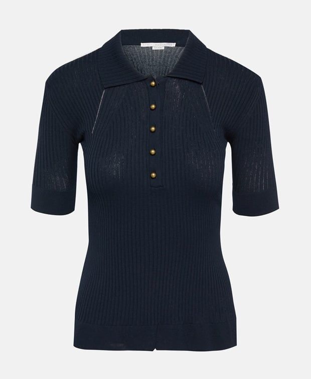Stella McCartney Knitted polo shirt Size XXL / US 16-18 / IT 52-54 - 1 Preview