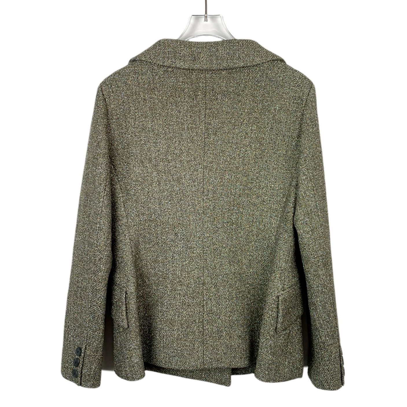 Dior H10248 Christian Dior Womens Tweed Double-Breasted Blazer Ja Size M / US 6-8 / IT 42-44 - 2 Thumbnail
