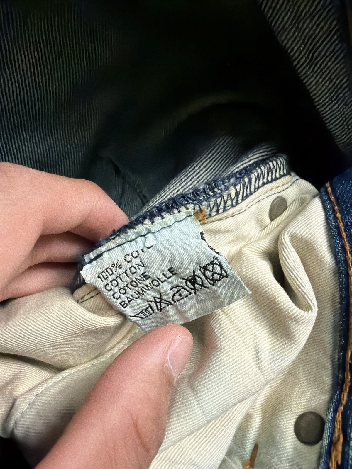 Dior Dior AW07 Green Wax Luster Denim Size US 27 - 9 Thumbnail