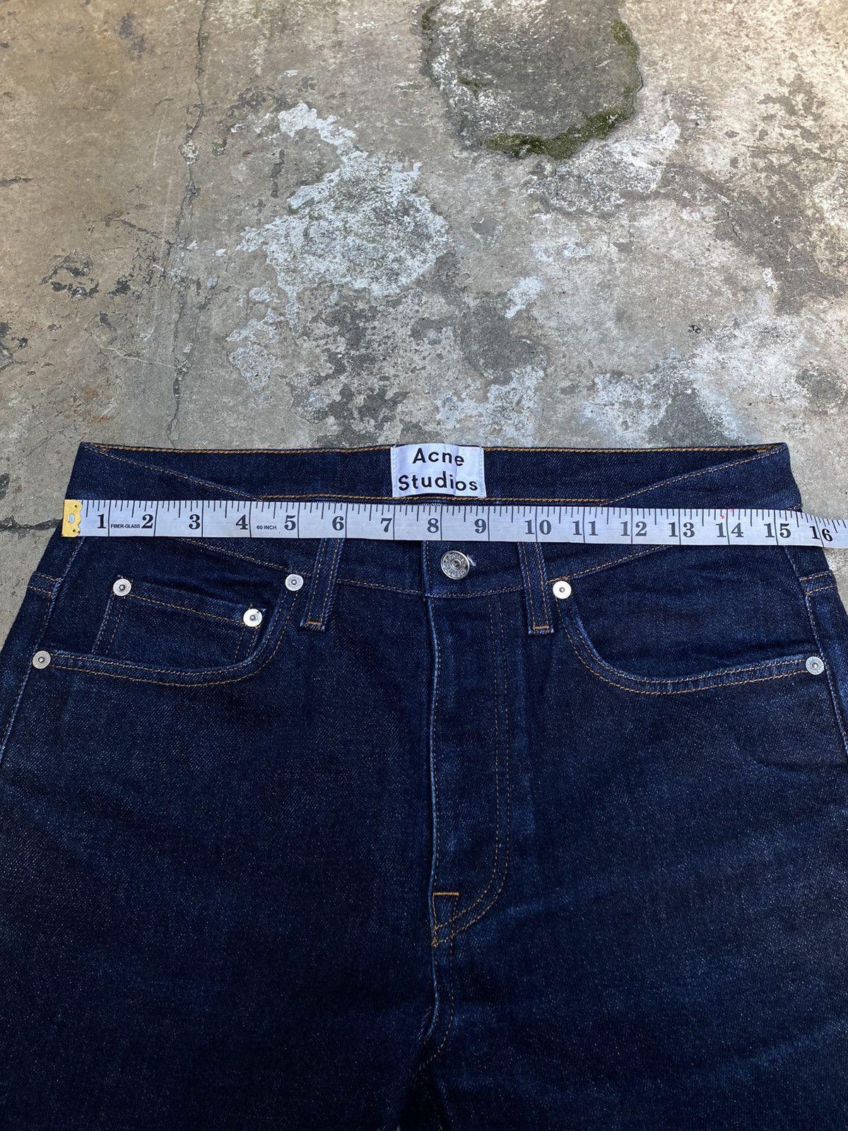Acne Studios Acne Studios Deep Blue Ankle Jeans Size US 31 - 7 Thumbnail