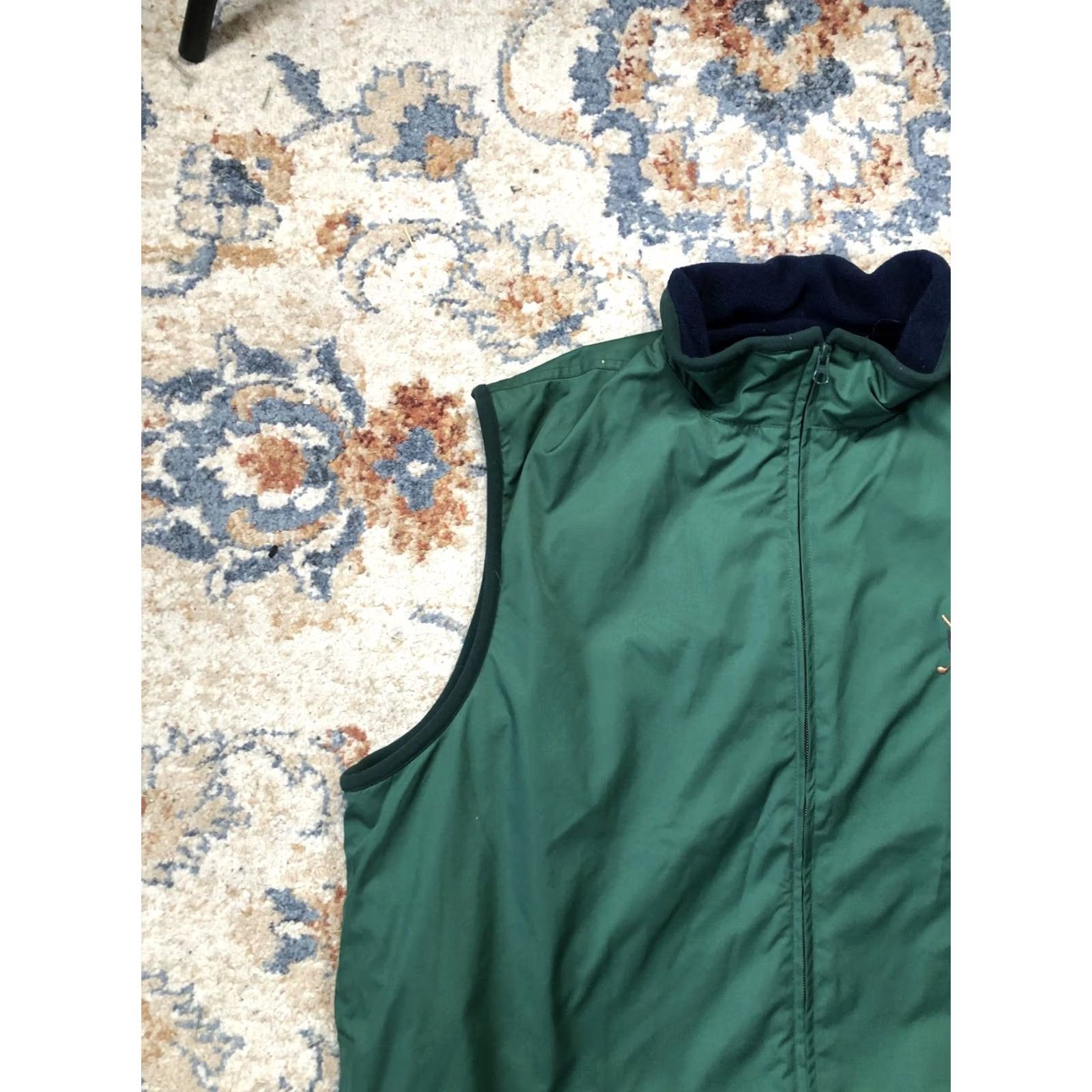 Polo Ralph Lauren VINTAGE Polo Golf Ralph Lauren Vest Mens XL Green Fleece Lined Full Zip Windbreaker Size US XL / EU 56 / 4 - 3 Thumbnail