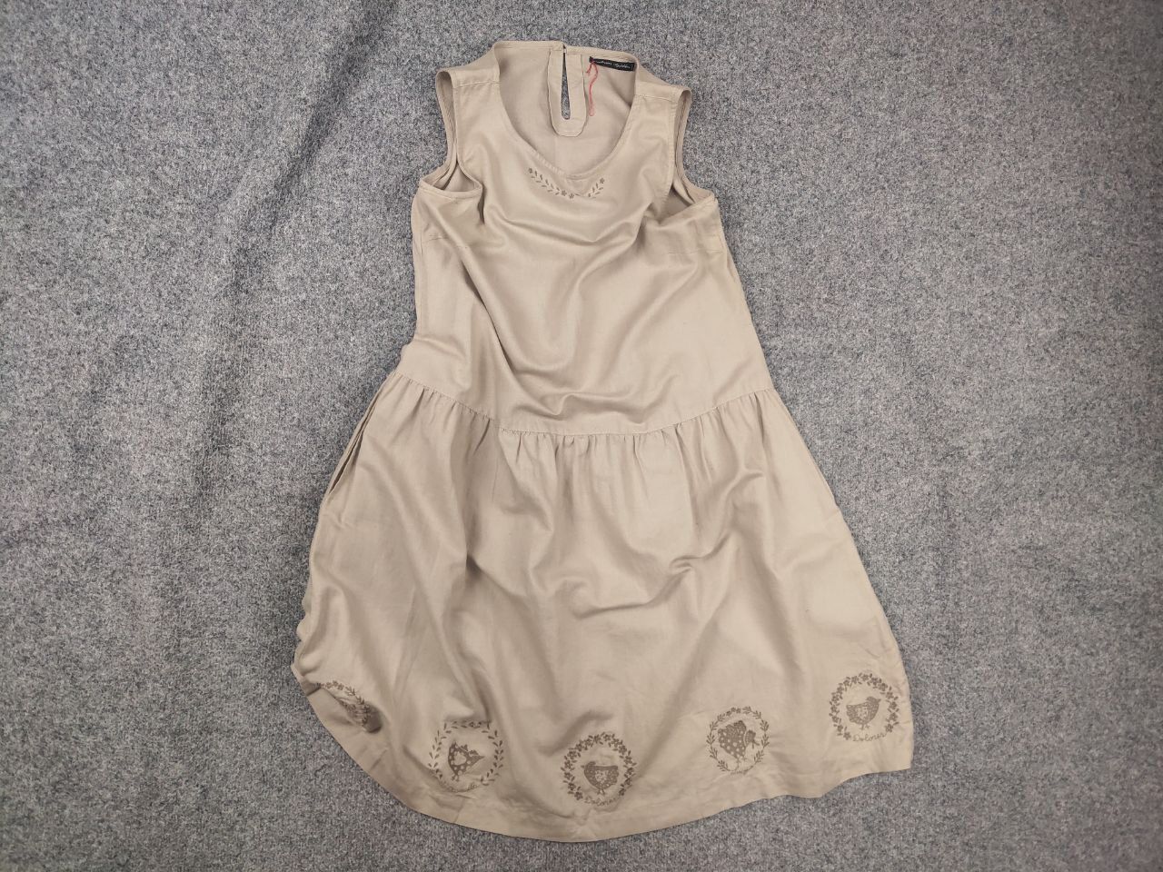 Gudrun Sjoden Gudrun Sjödén Design linen blend sleeveless dress embroidery Size M / US 6-8 / IT 42-44 - 3 Thumbnail