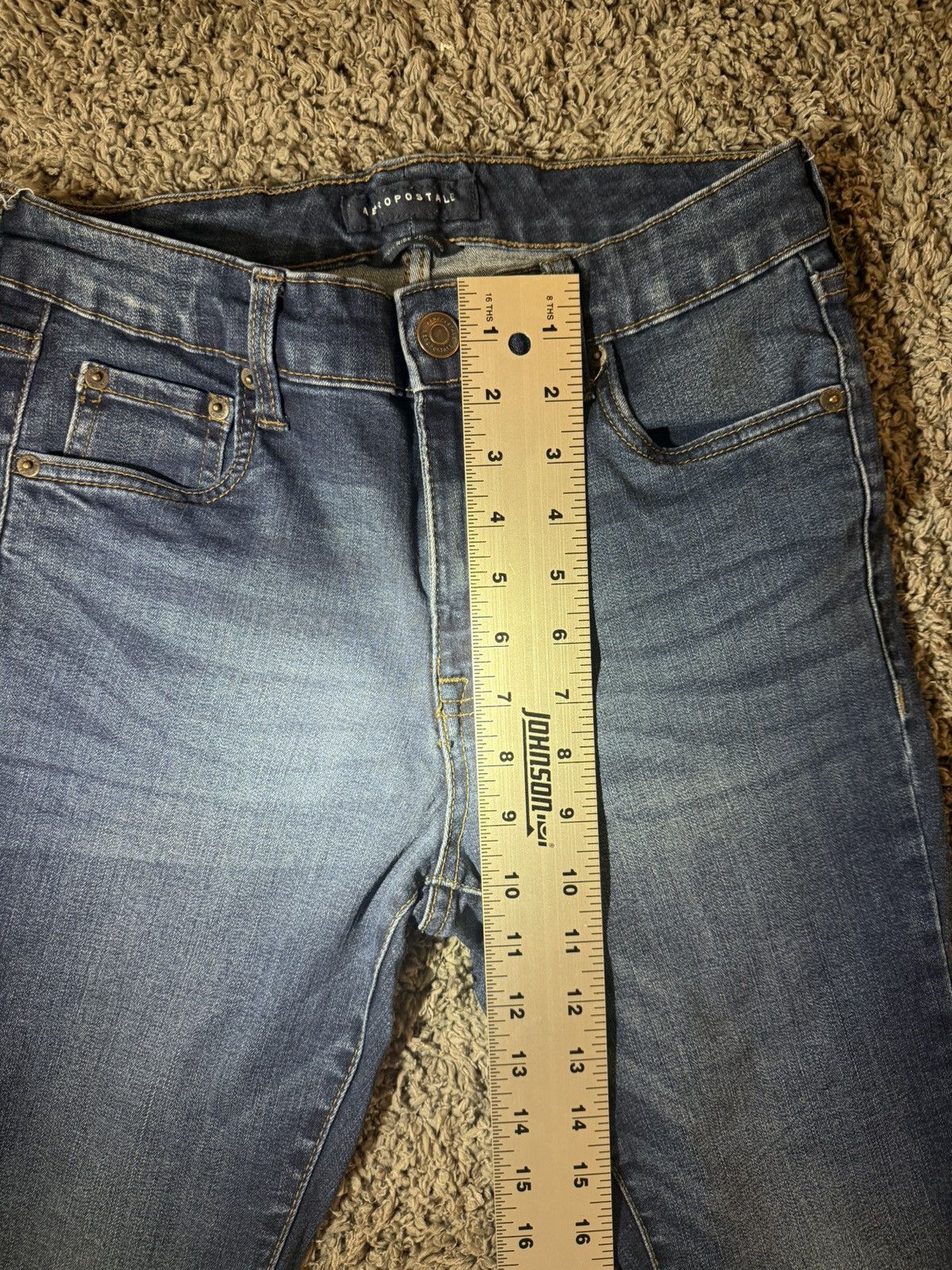 Aeropostale Aeropostale High Rise Jeans Women’s Size 8 Blue Stretch Size 30" / US 8 / IT 44 - 8 Thumbnail