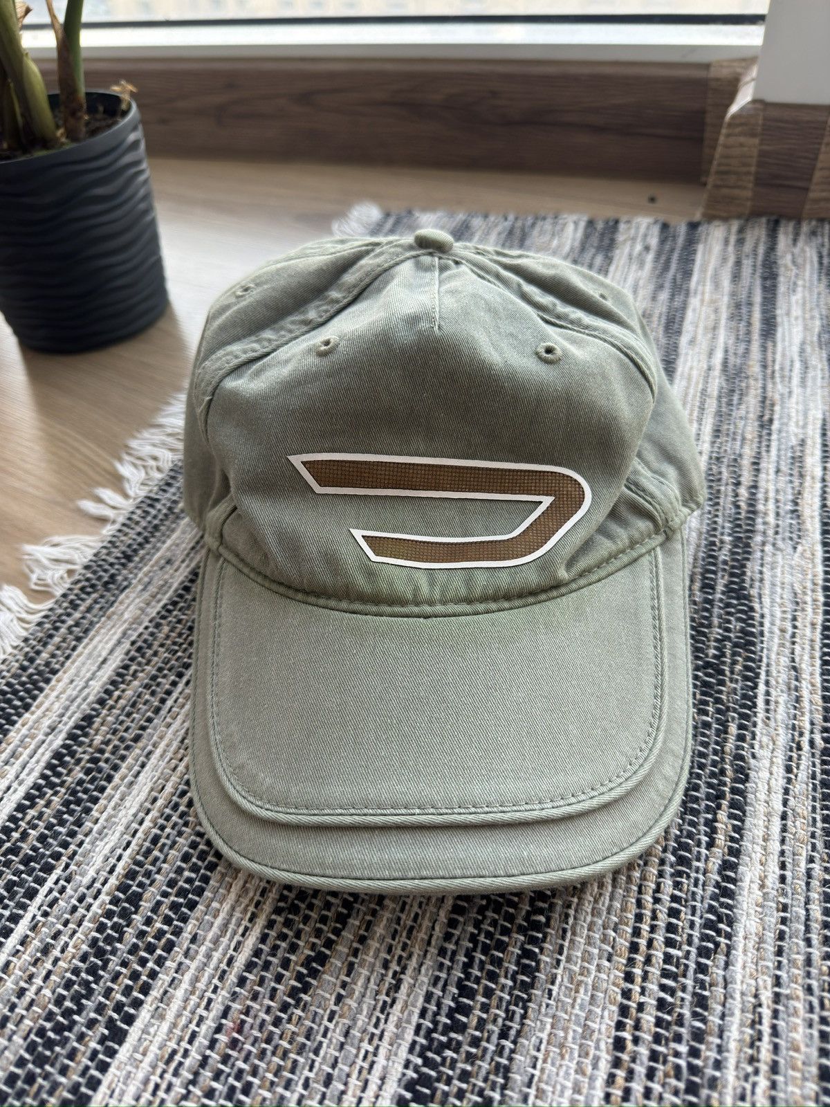 Diesel Vintage DIESEL big logo Y2K Distressed cap hat Size ONE SIZE - 3 Thumbnail