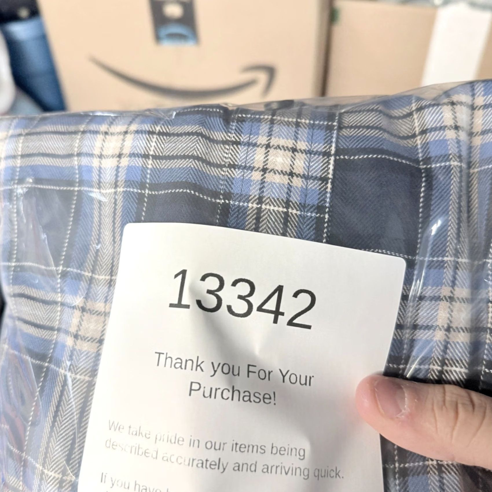 Vintage L.L. Bean Shirt Mens Large Blue Plaid Flannel Button Down Workshirt Size US L / EU 52-54 / 3 - 7 Thumbnail