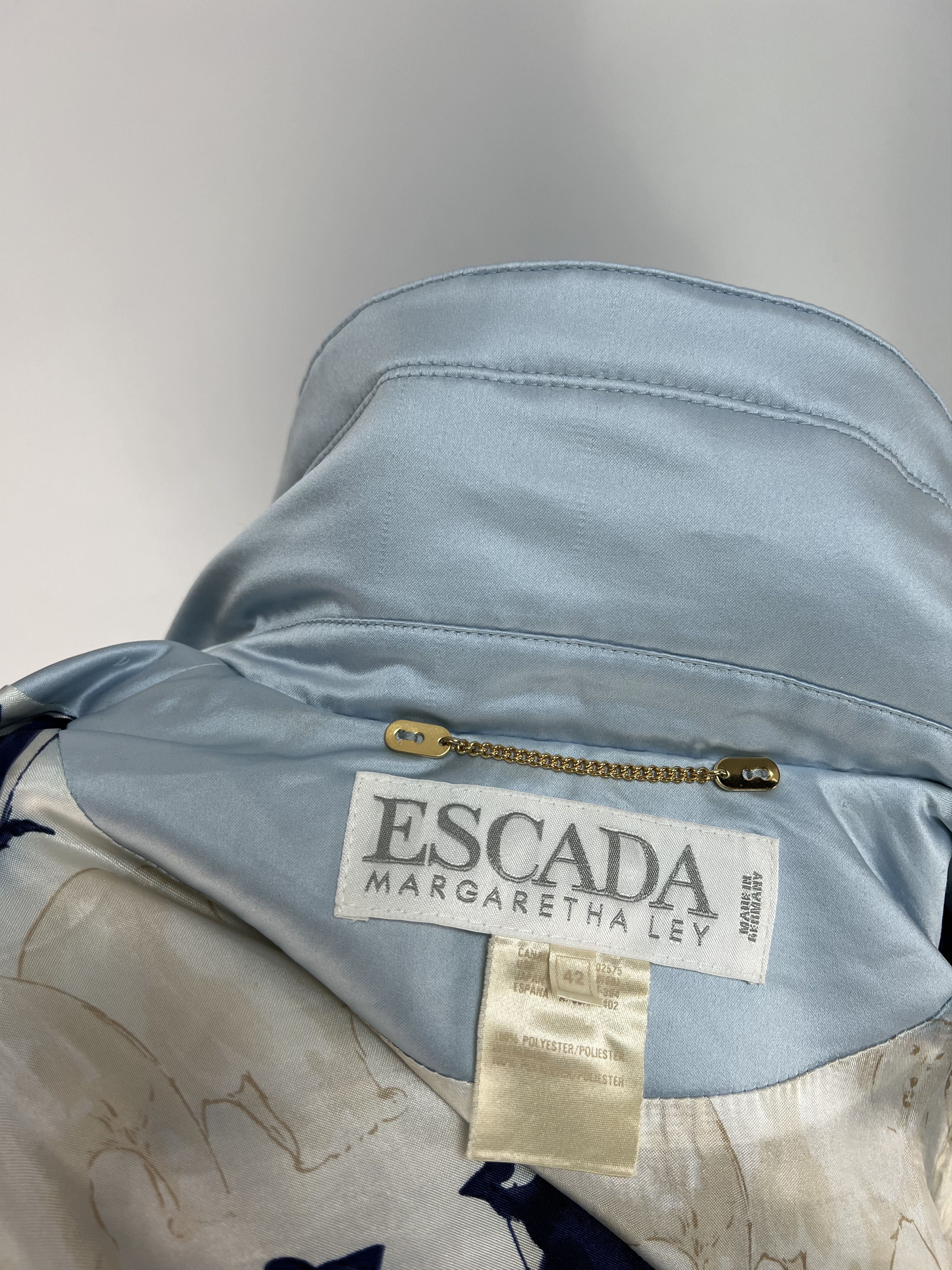Escada Escada by Margaretha Ley VTG Full Zip Quilted Jacket Size 42 Size XL / US 12-14 / IT 48-50 - 24 Thumbnail