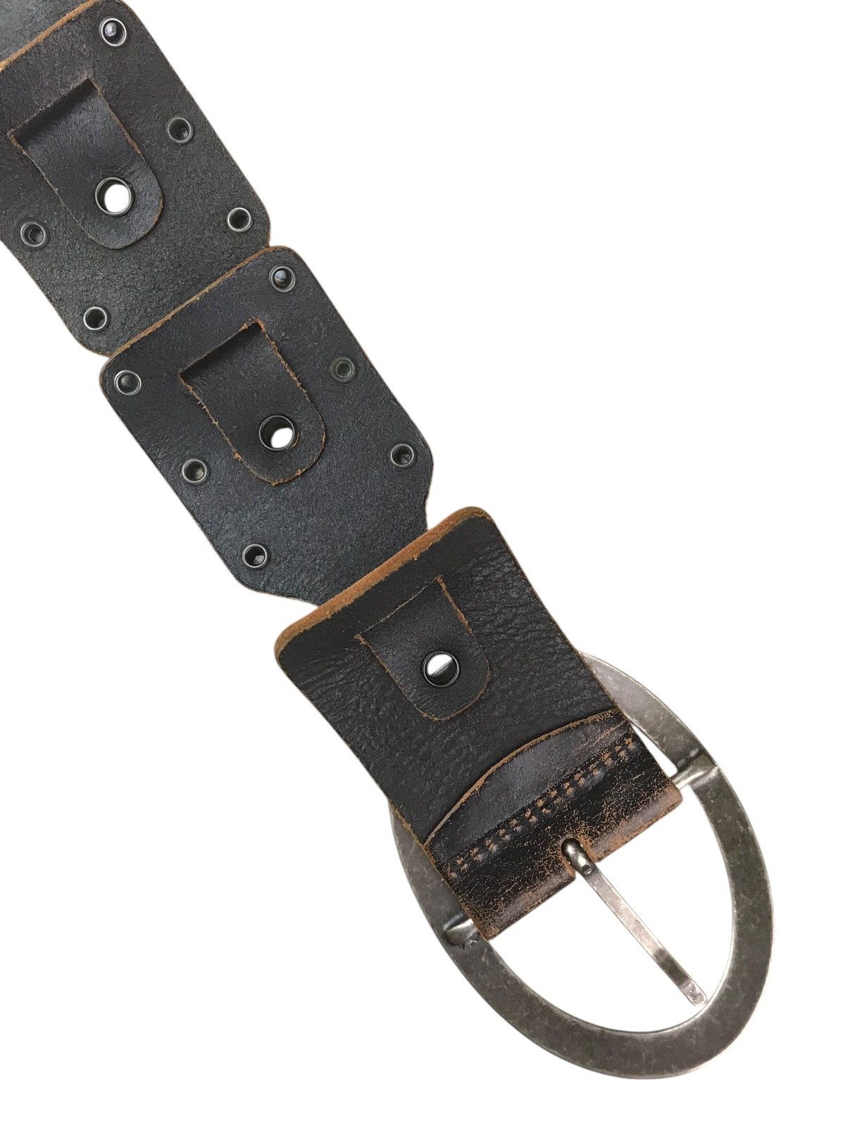 Max Mara × Sportmax STUDDED LEATHER WAIST BELT STEAMPUNK SPORTMAX BY MAX MARA Size ONE SIZE - 16 Thumbnail