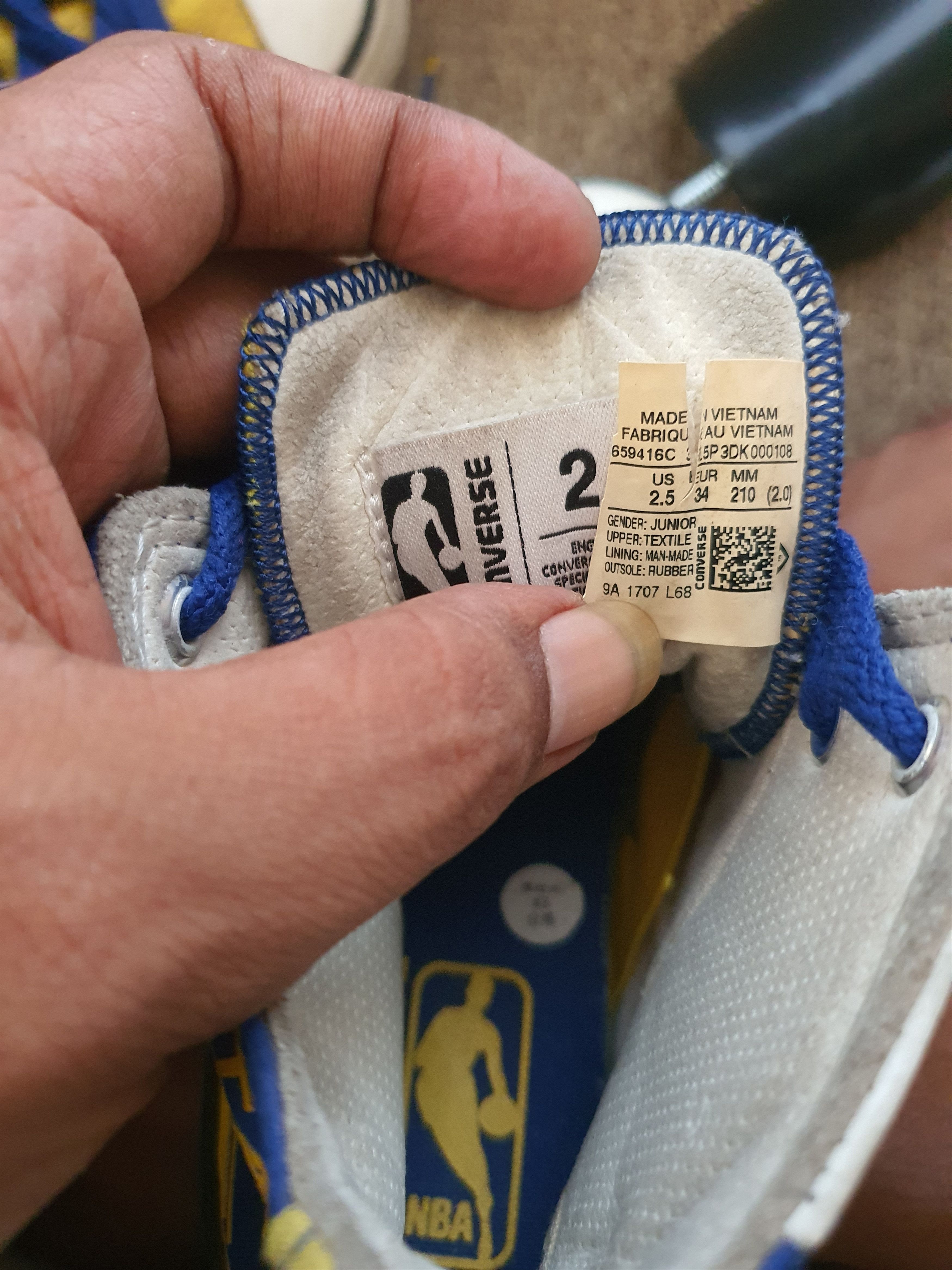 Converse Converse × NBA Golden State Warior Size US 5 / EU 37 - 6 Thumbnail