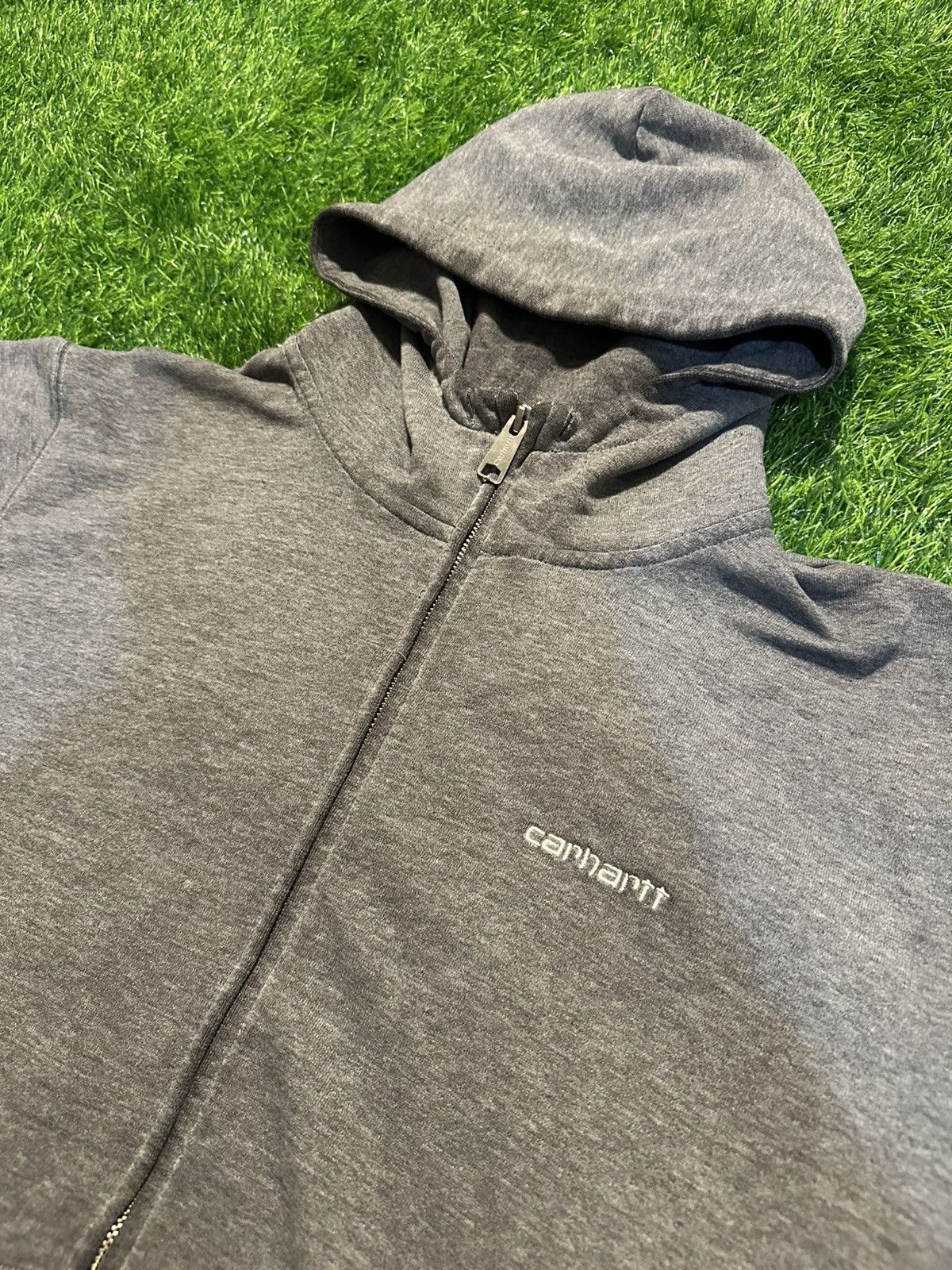 Carhartt × Vintage Vintage Carhartt Zip Up Hoodie Size Large Size US L / EU 52-54 / 3 - 2 Thumbnail