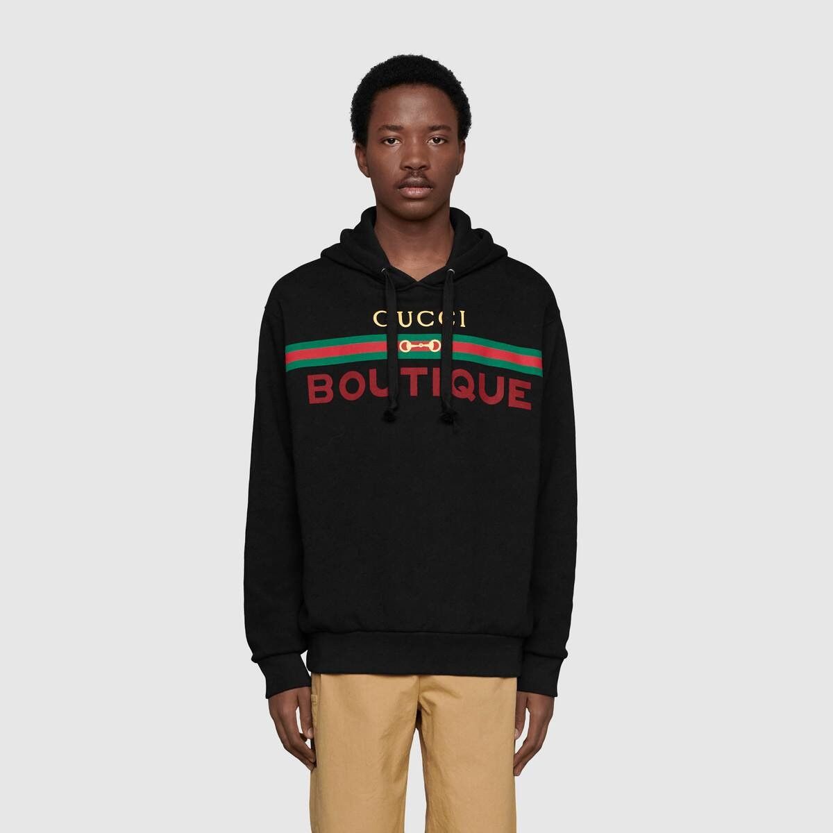 Gucci o1mt1gz0725 Unisex / Gucci Boutique Print Sweatshirt Hoodie Size US XL / EU 56 / 4 - 4 Thumbnail